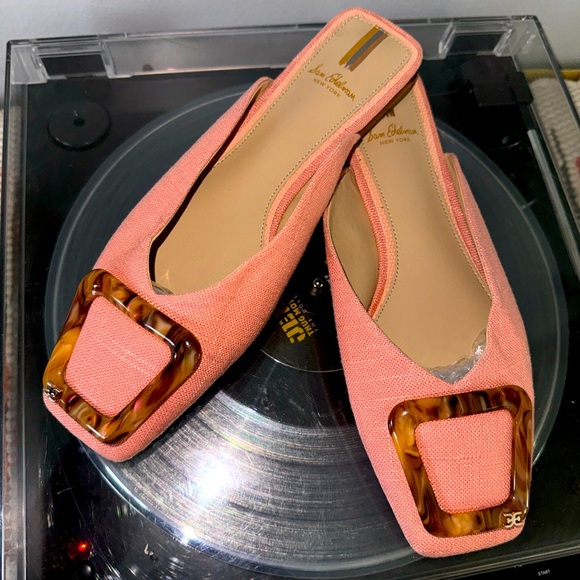 Sam Edelman Shoes - Sam Edelman Lavina Clay Linen Mule | Size 8